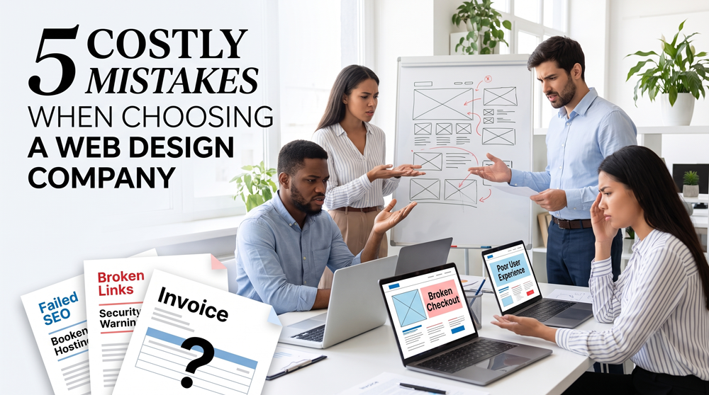 5 Costly Mistakes Businesses Make When Choosing a Web Design Company