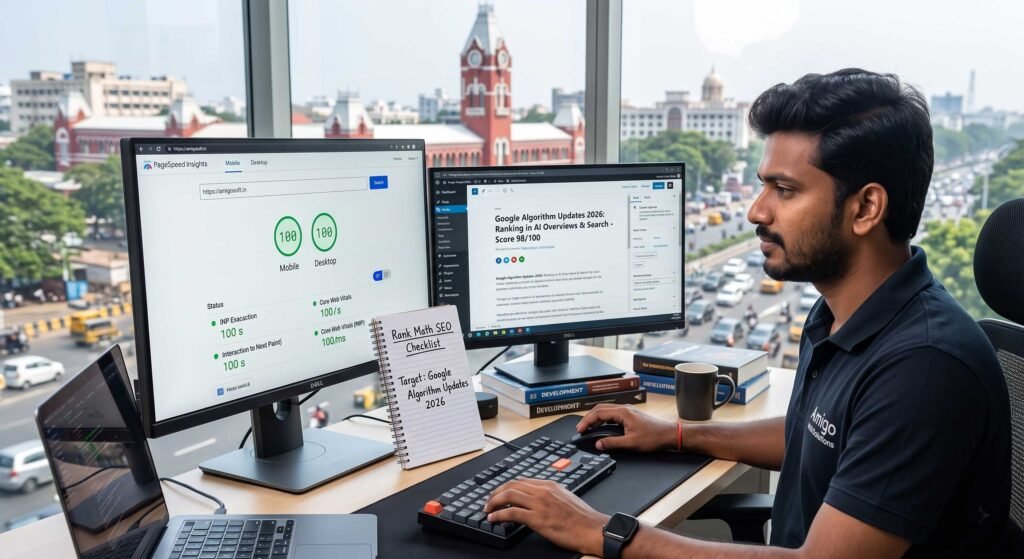 Google algorithm updates 2026 guide by Amigo WebSolutions